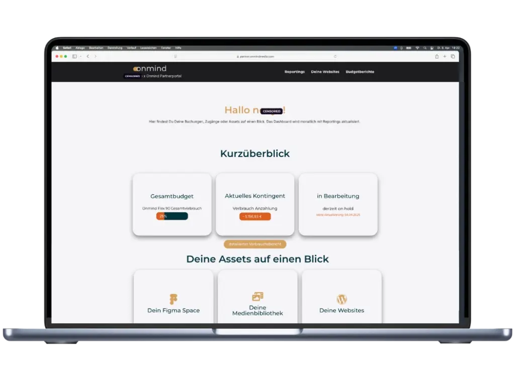 Das Onmind Partnerportal